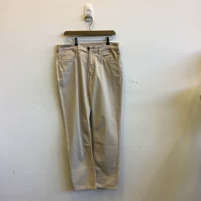 Gazman Mens Size 32 Straight Leg Jeans Beige
