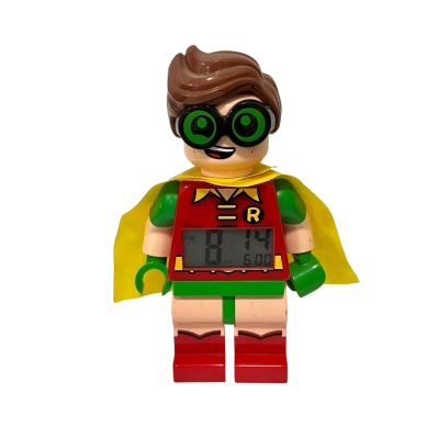 LEGO Batman Movie Robin Minifigure Digital Alarm Clock – 2017