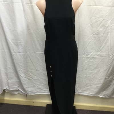 Elle Zeitoune Womens Size 12 Black Dress