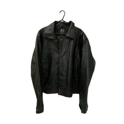 Domaze Leathers Men’s Black Leather Jacket Size XXL