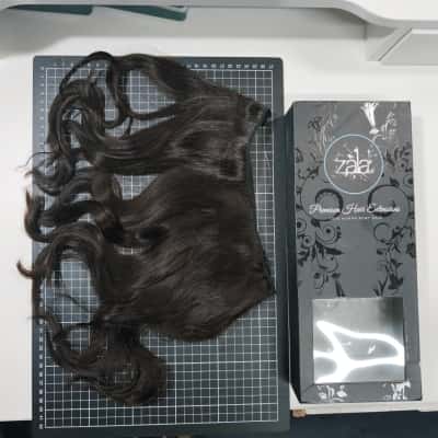 Zala Human Hair Extensions Clip Ons 