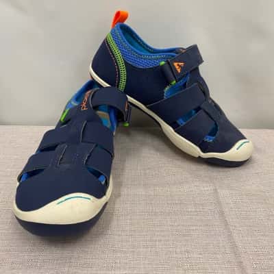 Plae Kids Size US 13.5 Summer/Play Time Shoes Navy Blue 