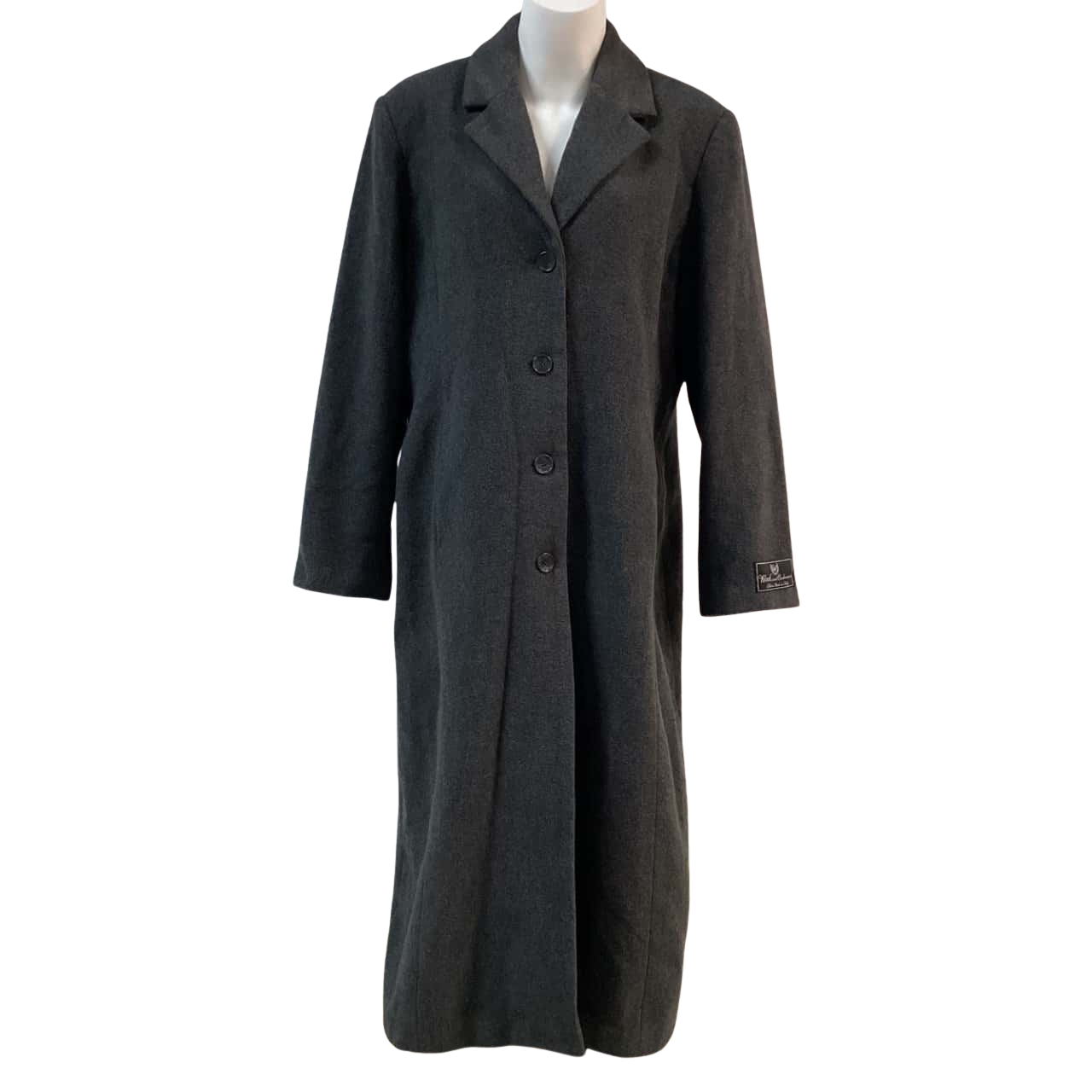 Made in Italy Womens Size M / L Wool / Cashmere Winter Coat Grey (s)