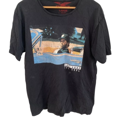 “Control”  Ice Cube Mens  Size L Printed Shirt Black  