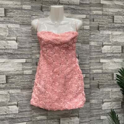 RUNAWAY Womens  Size 8 / S Mini Dress Pink  