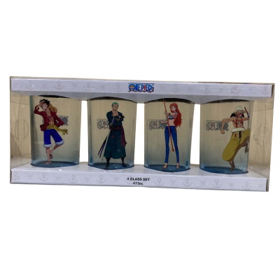 One Piece 4 Glass Set