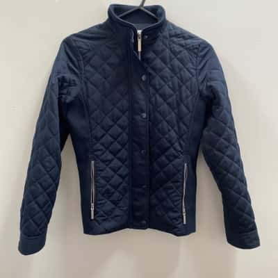 Sportscraft Womens  Size 6 Winter Jacket Navy Blue 