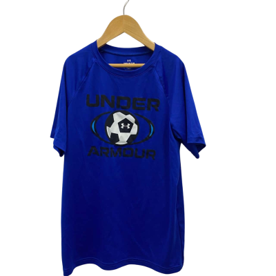 Under Armour Kids Sports Tee Size M Blue 