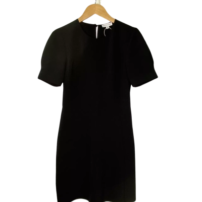 Warehouse Womens  Size 8 Midi Dress Black  