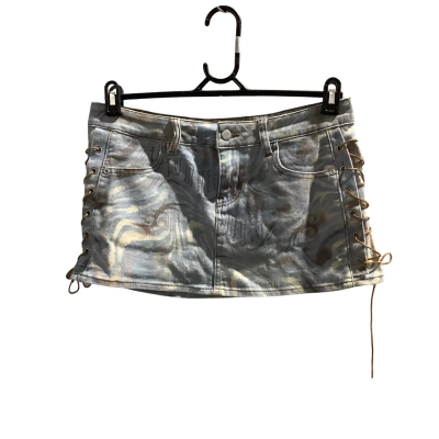 I.Am.Gia Womens Size M Denim Mini Skirt 