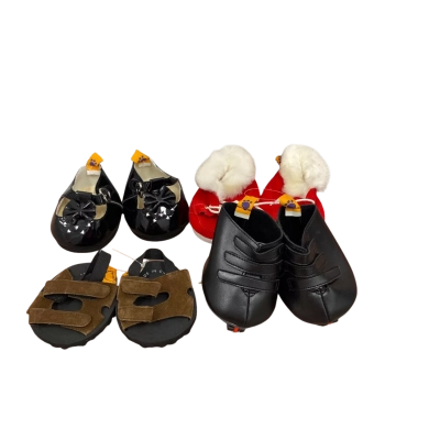 4 Pairs of Dolls Shoes to fit Build A Bears 