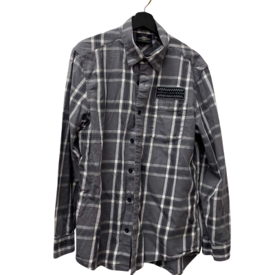 Harley Davidson Mens  Size M Black  / Checked / Grey / White 