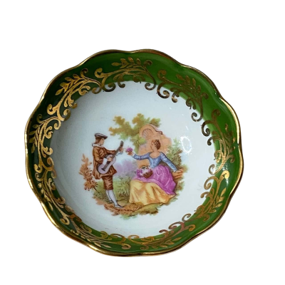 Monarch Limoges Miniture Decorative Dish 