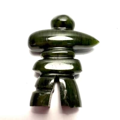 Nephrite Jade Canadian Inukshuk Figurine