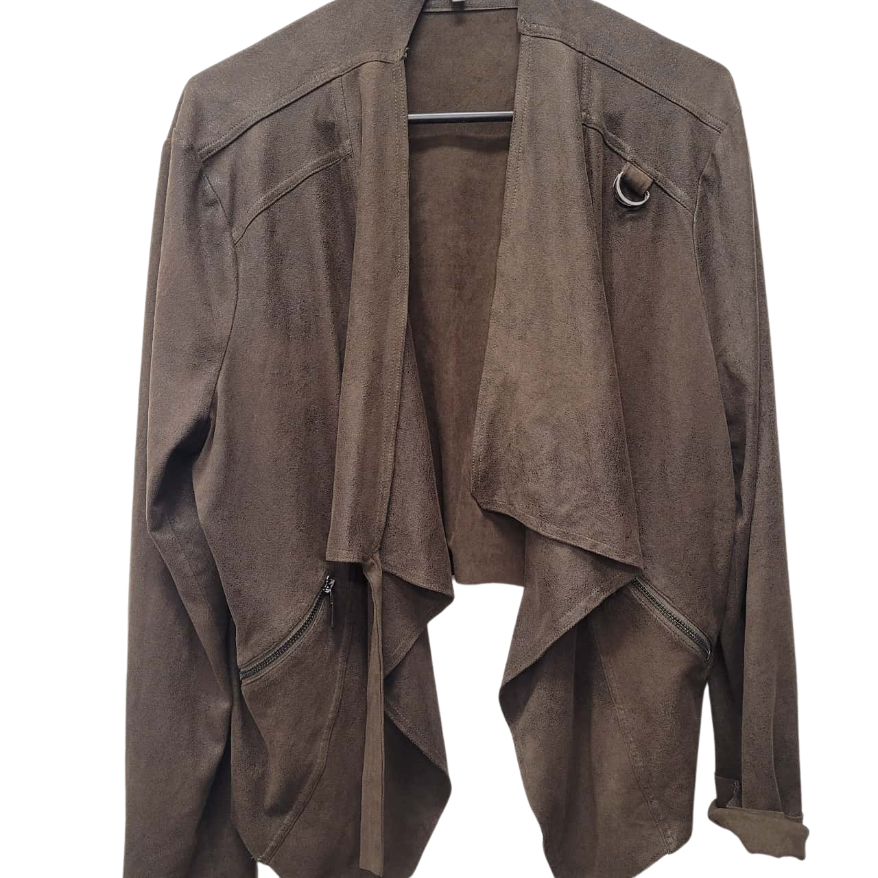 Wayne Cooper Womens Size 16 Brown Cardigan/Jacket