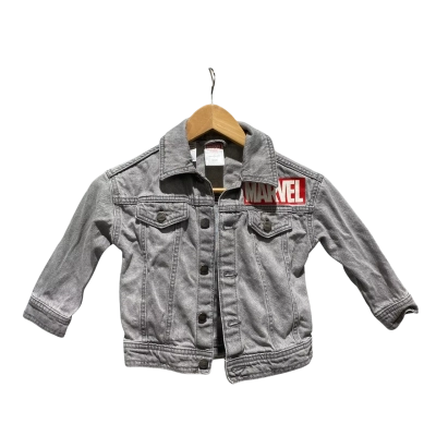 Marvel Kids  Size 3T Washed Jacket Grey Denim
