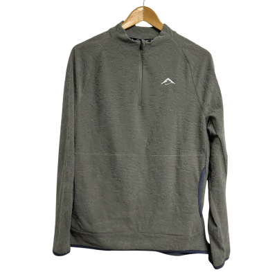 Nike Mens Size L Khaki Quarter Zip Jumper 