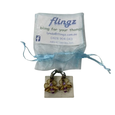 flingz Womens thongs bling