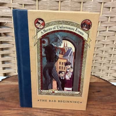 A Series of Unfortunate Events The Bad Beginning Book 1 Hardcover First Edition 1999 Collection Lemony Snicket Mystery Fiction Children 