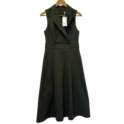 Cue Womens Dress Size 10 AU Green / Khaki BNWT 