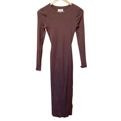Kookai Chocolate Brown BodyCon Dress Size 0