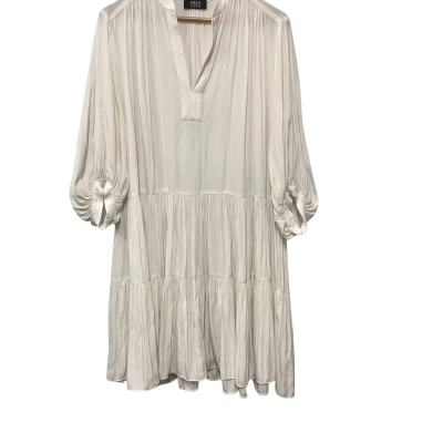 Mela Purdie Womens  Size 10 Long Sleeve Dress White 