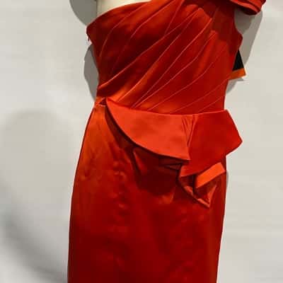 KAREN MILLEN Women's  Cocktail Dress Size 12 in Red 