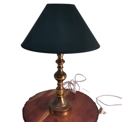 Vintage Maria Leber Brass Candlestick Lamp V/83186/MLS series