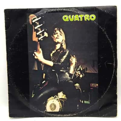 12" Vinyl Album Suzi Quatro – Quatro Released 1974 - Rock/Rock & Roll. Sleeve Has Heavy Ring Wear. Record Needs A Good Clean