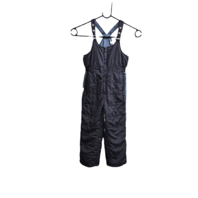  Brand: Coccodrillo (CDRL S.A. - Poland) Item: Kids' Insulated Snow Bib Pants / Ski Overalls Color: Charcoal Grey / Slate Blue Trim Size: 110 (5 Years / 5T) Material: 100% Polyester