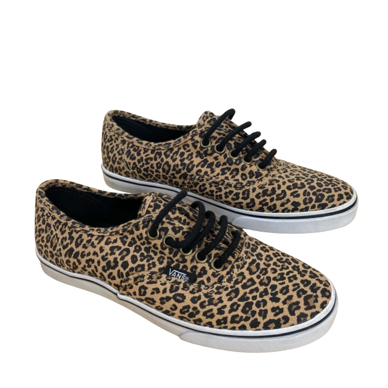 girls cheetah print vans