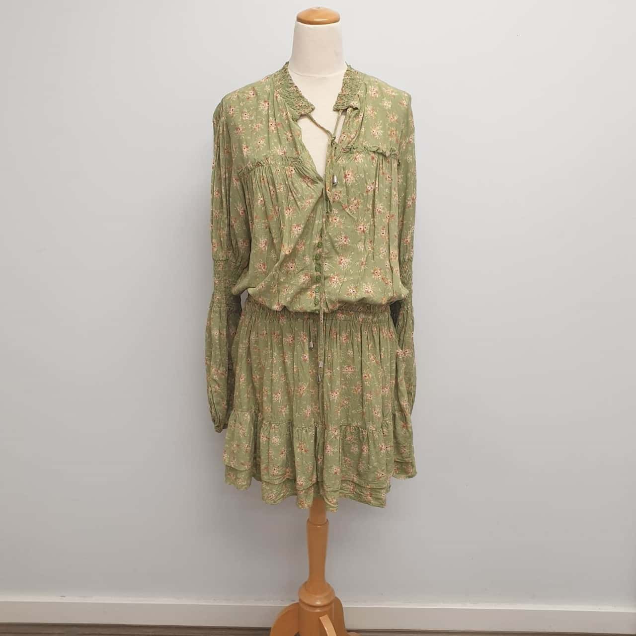 green emerald velvet dress Romy Dress