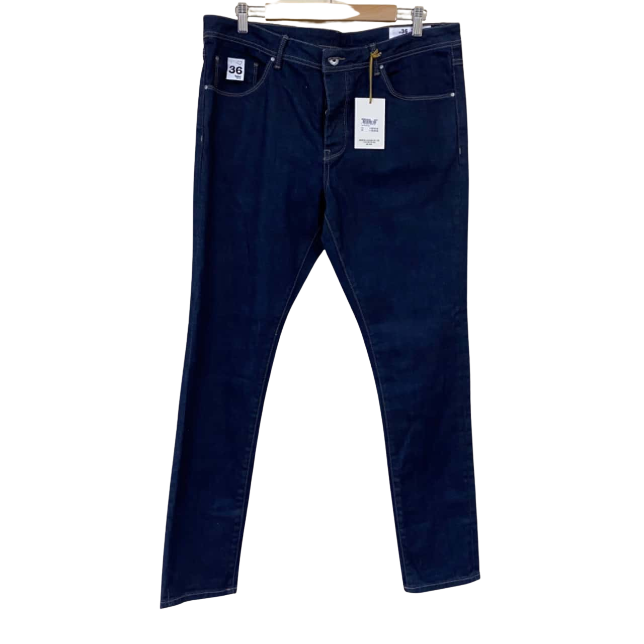 Industrie Size 36 Blue Button Fly Jeans