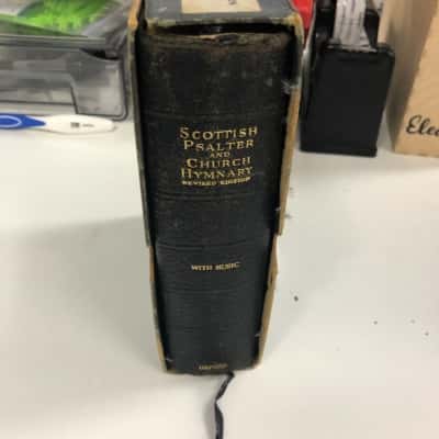 Scottish Psalter and Church Hymary Revised Edition with cover 1929