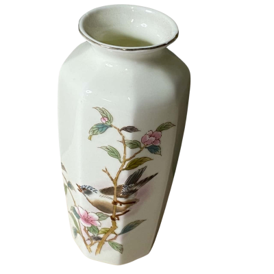 Yamaji Small Japanese Octagonal Vase