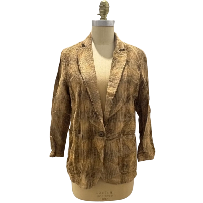  Diega Womens  Size XS Blazer Brown / Multicoloured 