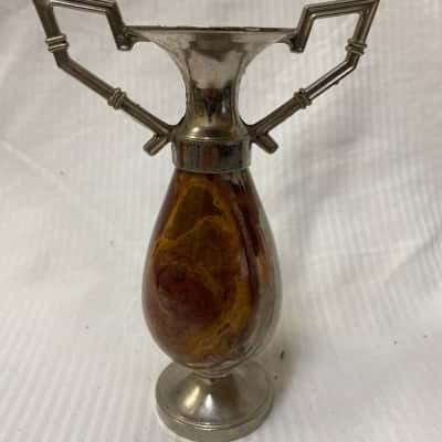 Vintage Natural Onyx Mini Vase