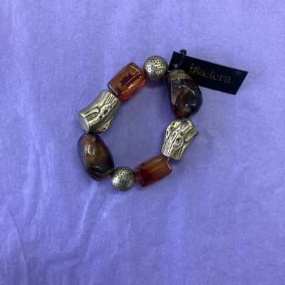 Isadora Women’s Chunky Brown Tone Bracelet 