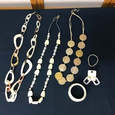 Selection of  Womens Geometric Acrylic Jewellery
