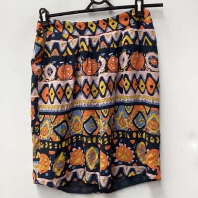 Gorman Womens  Size 10 A-Line Skirt Multicoloured / Pattern 
