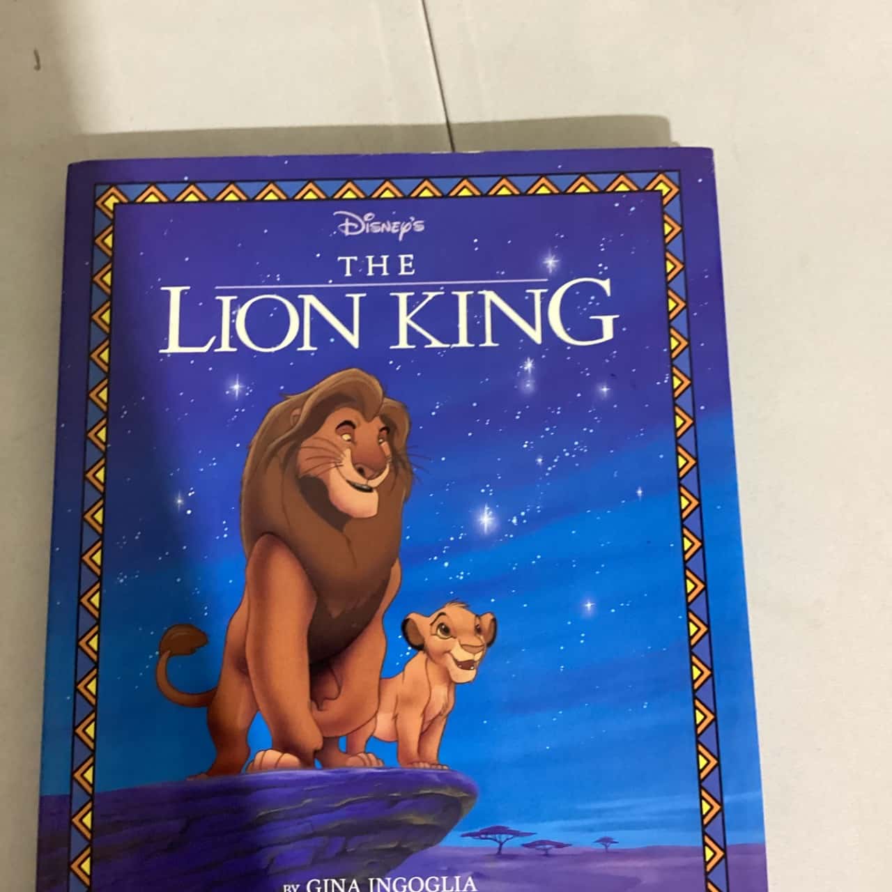 Disneys The Lion King Colour Illustrated Book