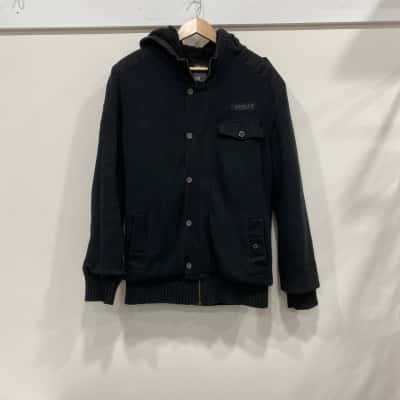 Oakley Mens  Size L Hood Jacket Black  