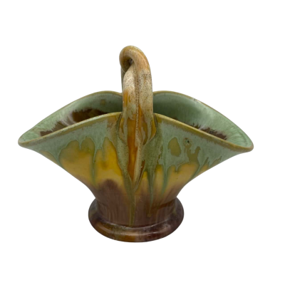 Vintage Remued 194x 13cm Drip Glaze Basket