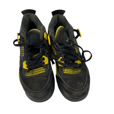 Nike Air Jordan IV Retro Size 37.5 Black  / Yellow Basket Ball Boots
