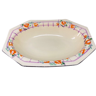 Vintage Wilkinson Honeyglaze Handpainted Oval Dish
