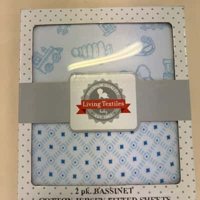 2k bassinet cotton jersey fitted sheets