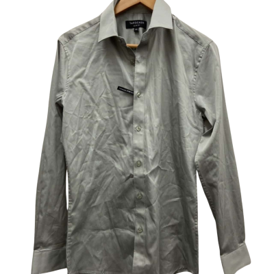 Tarocash Mens  Size XS SLIM FIT Long Sleeve Shirt Green 