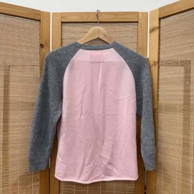 Guest in Residence Womens  Size M Crew Neck Jumper Pink  