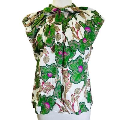 VERONIKA MAINE Size 12 Blouse Green 