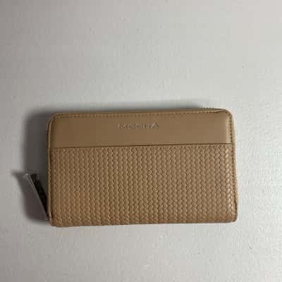 Mocha Tessa Long Wallet Colour Beige 